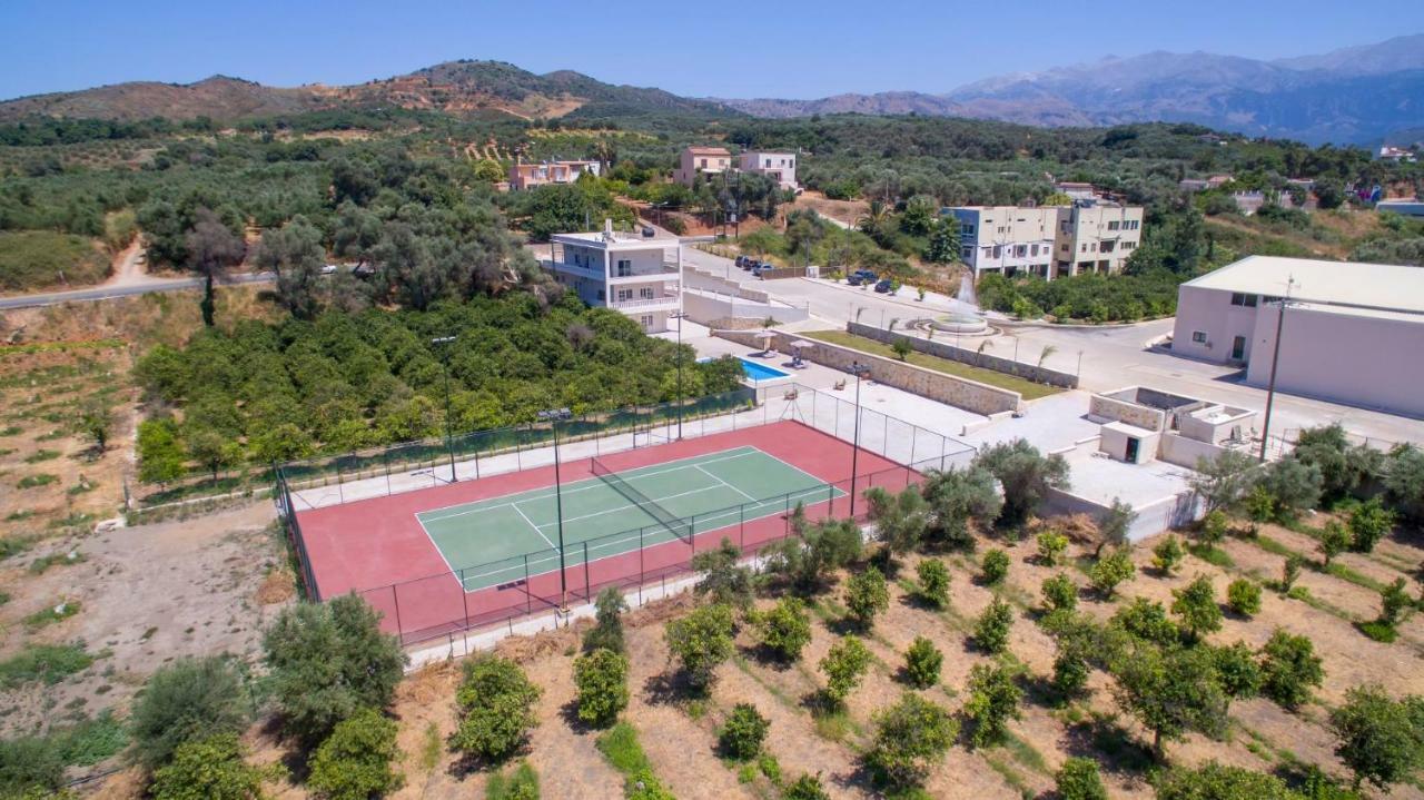 Queen Electra With Pool And Tennis Court Alikianos Esterno foto